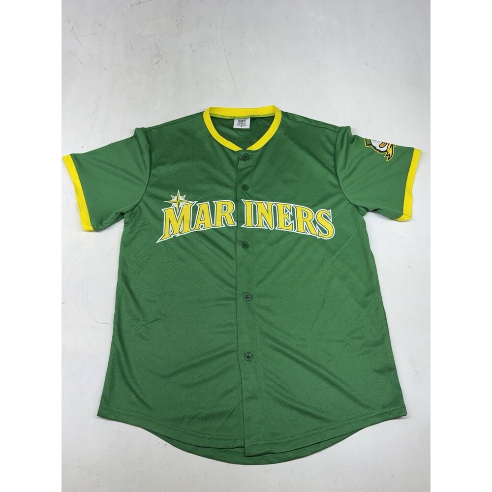 Seattle Mariners x Oregon Ducks Baseball Jersey SGA 2025 Green Size Medium